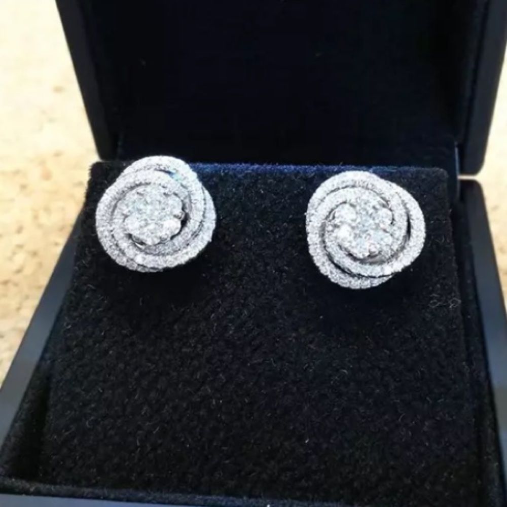 Sterling Silver Plated Earrings - Picture 2 of 5